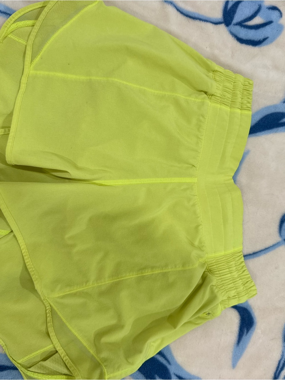 lululemon athletica Neon Yellow Athletic Shorts